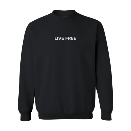 CharlieKirk Live Free Crewneck