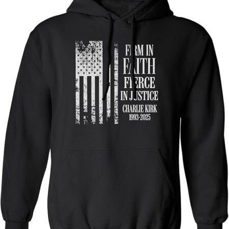 Firm In Faith Fierce In Justice Turning Point USA Hoodie