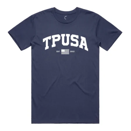 TPUSA COLLEGIATE BLUE TEE